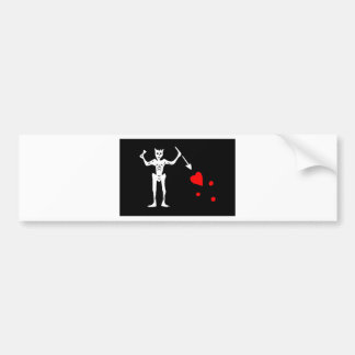 Autocollant De Voiture Le drapeau de pirate de Blackbeard Edouard