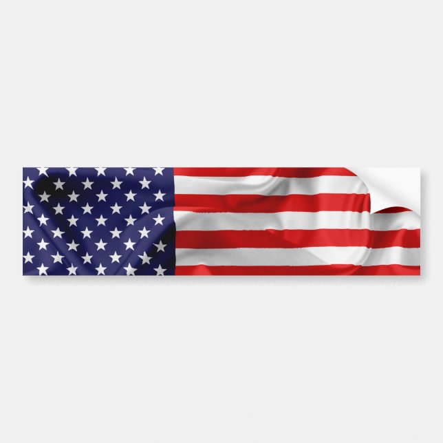 Autocollant De Voiture Le drapeau des États-Unis d'Amérique (Devant)