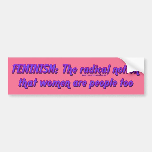 Autocollant De Voiture Le féminisme (Devant)