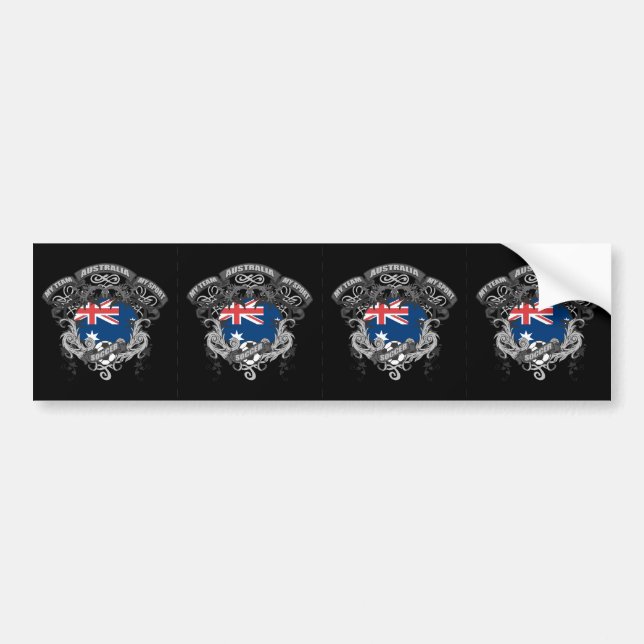 Autocollant De Voiture Le football Australie (Devant)