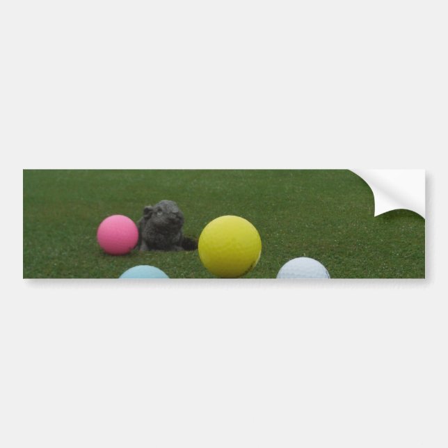 Autocollant De Voiture Le golf de Pâques (Devant)