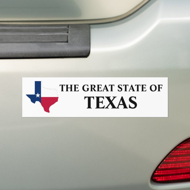 Autocollant De Voiture Le Grand État Du Texas (En voiture)