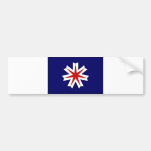 Autocollant De Voiture le Hokkaido de préfecture de drapeau de région d