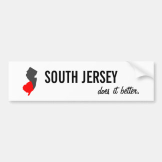 Autocollant De Voiture "Le Jersey du sud il améliore" l'adhésif pour