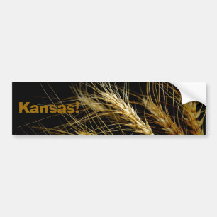 Autocollant De Voiture Le Kansas ! Adhésif pour pare-chocs de culture d