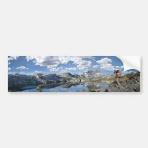 Autocollant De Voiture Le lac Garnet et le pic Banner - sentier John Muir
