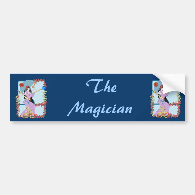 Autocollant De Voiture Le magicien de tarot (Devant)