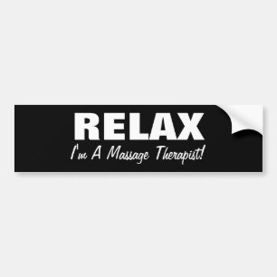 Autocollant De Voiture Le massage détendent (personnalisable)