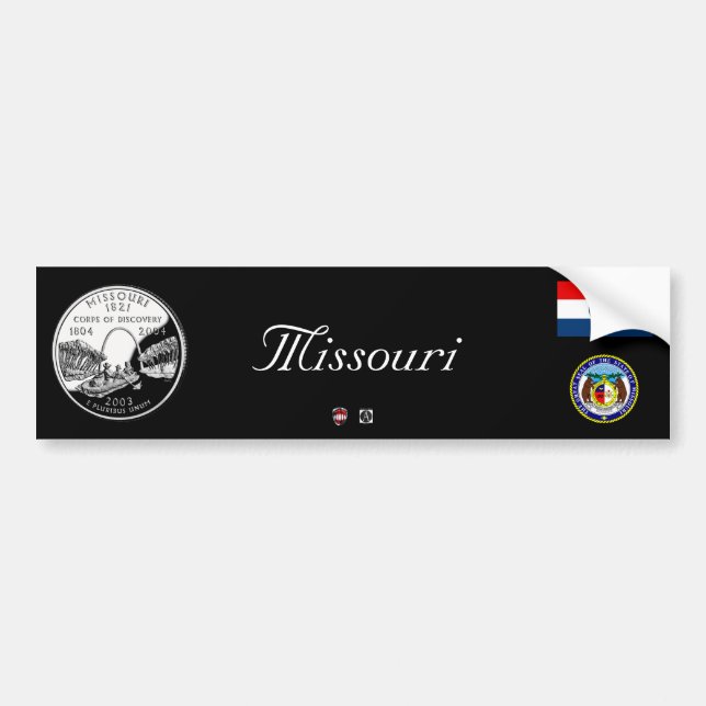 AUTOCOLLANT DE VOITURE LE MISSOURI (Devant)