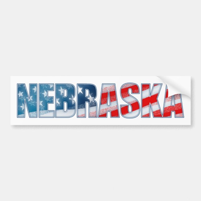 Autocollant De Voiture Le Nébraska (Devant)