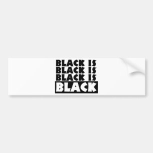 Autocollant De Voiture Le noir est noir