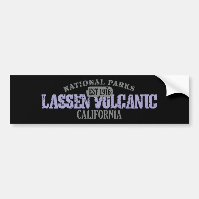 Autocollant De Voiture Le Parc national volcanique de Lassen (Devant)