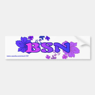 Autocollant De Voiture Le pare-chocs floral de l'habillement de BSN