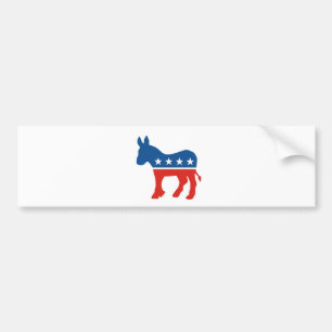 Autocollant De Voiture le parti démocrate américain donkey usa