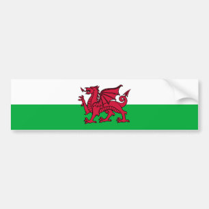 Autocollant De Voiture Le Pays de Galles - le drapeau de Gallois