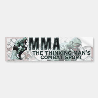Autocollant De Voiture Le penseur de MIXED MARTIAL ART