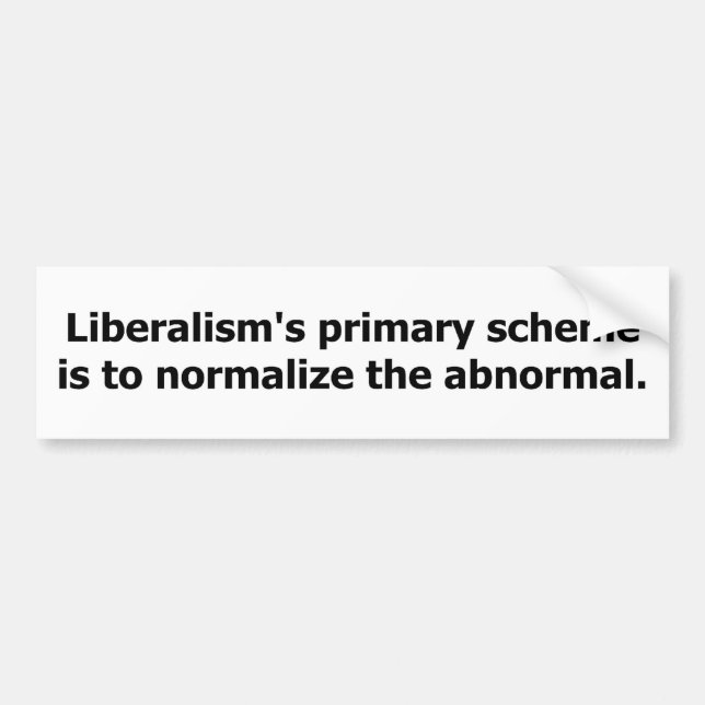 Autocollant De Voiture Le plan du libéralisme (Devant)