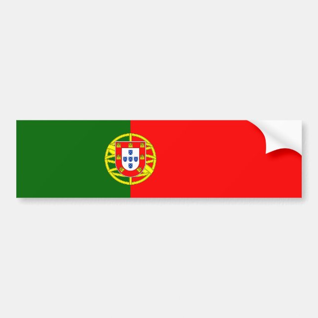 Autocollant De Voiture Le Portugal/drapeau portugais (Devant)