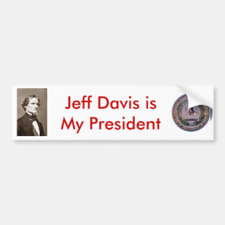 Autocollant De Voiture Le Président Jefferson Davis