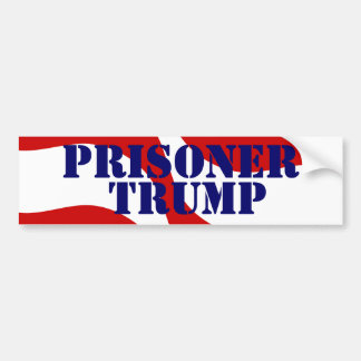 Autocollant De Voiture Le Prisonnier Trump Donald Le Président 25e amende