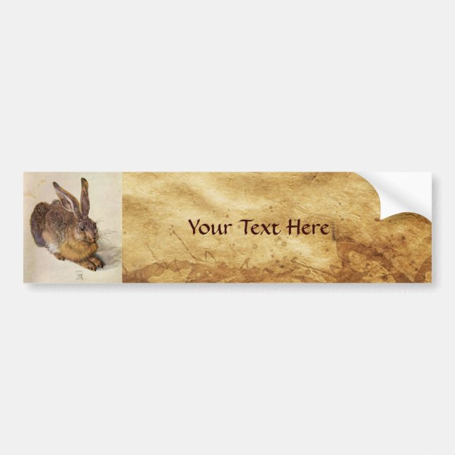 Autocollant De Voiture LE RABBIT ( Jeune Lièvre ) (Devant)