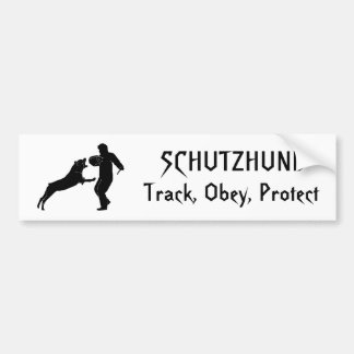 Autocollant De Voiture le rott, voie, obéissent, se protègent, SCHUTZHUND