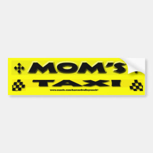 Autocollant De Voiture Le taxi de la maman