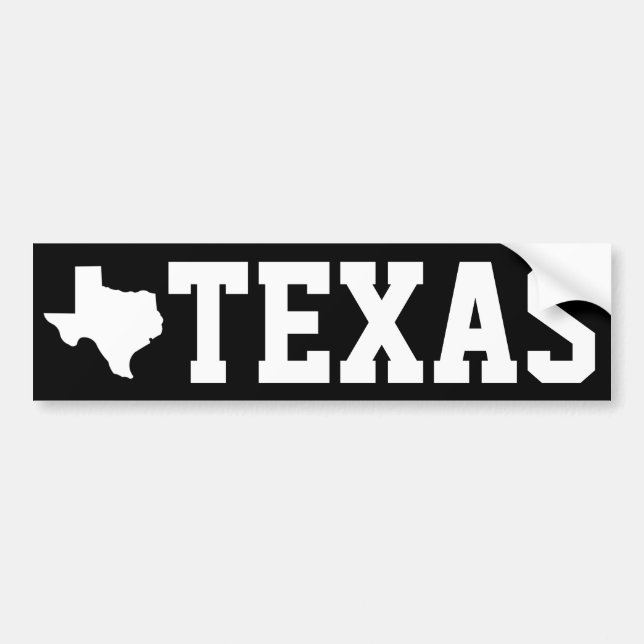 AUTOCOLLANT DE VOITURE LE TEXAS (Devant)