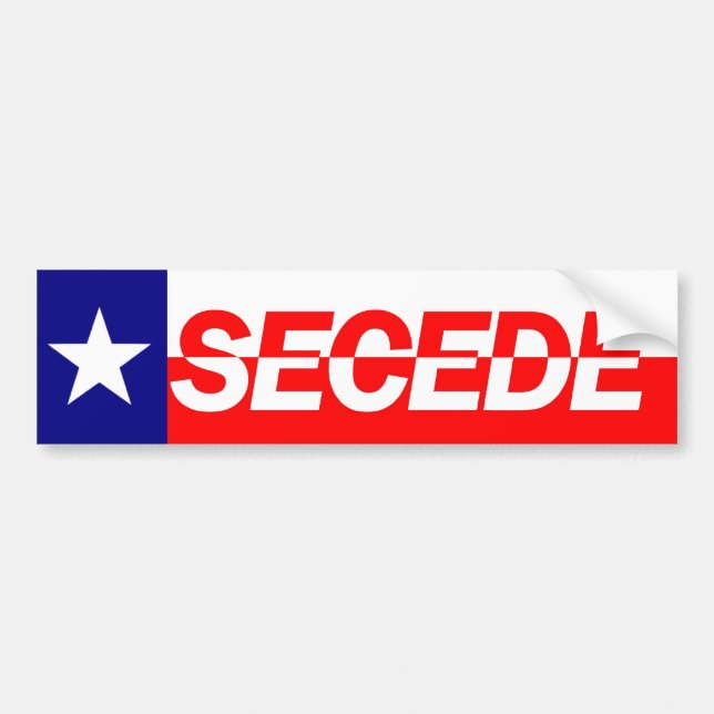 Autocollant De Voiture Le Texas FONT CÉCESSION l'adhésif pour pare-chocs (Devant)
