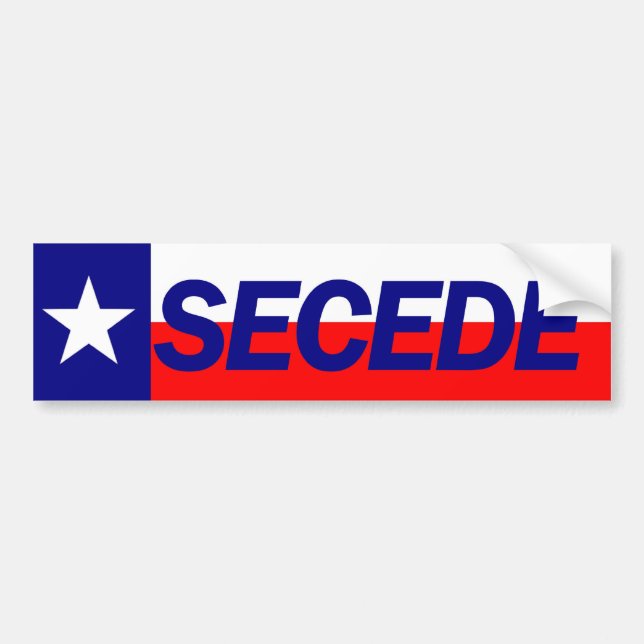 Autocollant De Voiture Le Texas FONT CÉCESSION l'adhésif pour pare-chocs (Devant)