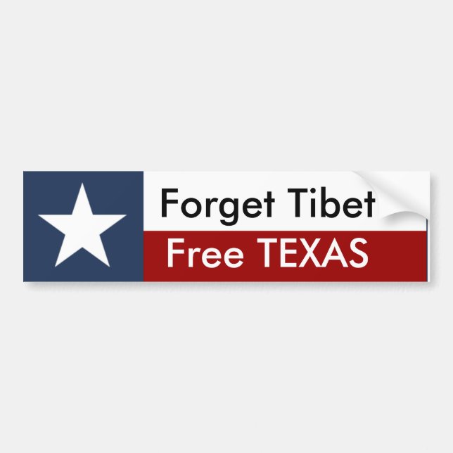 Autocollant De Voiture Le TEXAS libre (Devant)