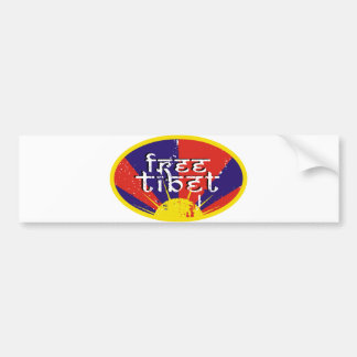 Autocollant De Voiture Le Thibet libre