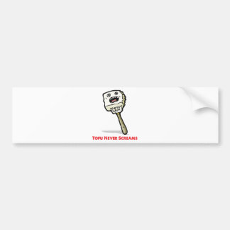 Autocollant De Voiture Le tofu ne crie jamais