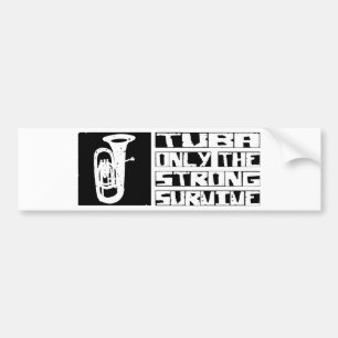 Autocollant De Voiture Le tuba survivent