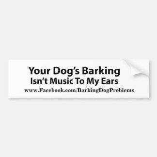 Autocollant De Voiture L'écorcement de votre chien