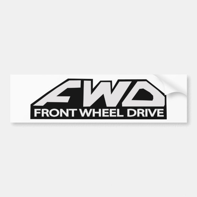 Autocollant De Voiture Lecteur de roue avant FWD (Devant)