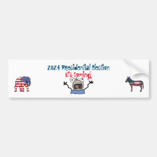 Autocollant De Voiture L'élection présidentielle de 2024, c'est à veni