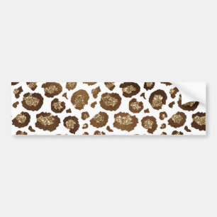 Autocollant De Voiture Leopard Spots Animaux sauvages Parties scintillant