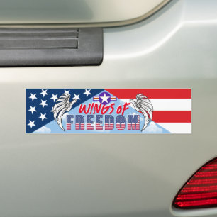 Autocollant De Voiture Les ailes de la liberté
