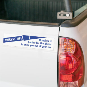 Autocollant De Voiture Les Aliens viennent te chercher
