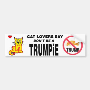 Autocollant De Voiture Les amoureux de les chats disent ne sont pas un