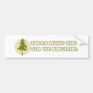 Autocollant De Voiture Les arbres font l'adhésif pour pare-chocs d'air