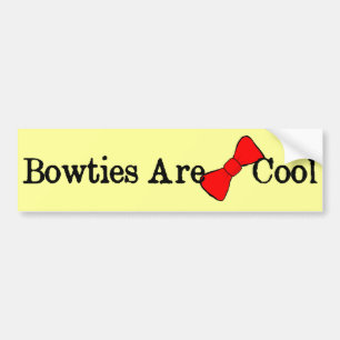 Autocollant De Voiture Les Bowties sont Cool