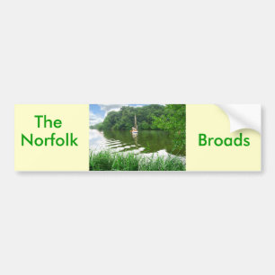 Autocollant De Voiture Les Broads Norfolk