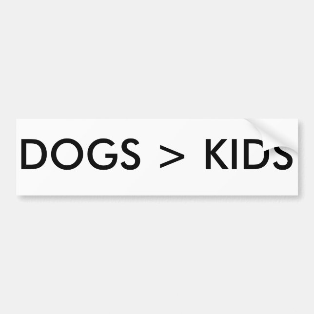 Autocollant De Voiture Les chiens sont meilleurs que l'adhésif pour (Devant)