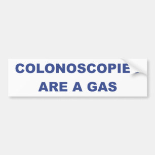 AUTOCOLLANT DE VOITURE LES COLOSCOPIES SONT UN GAZ