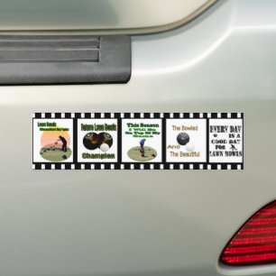 Autocollant De Voiture Les Conceptions De Bol De Pelouse Motivationnel Da