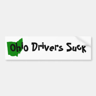 Autocollant De Voiture Les conducteurs de l'Ohio sucent