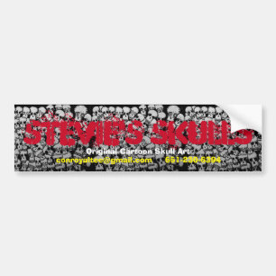 Autocollant De Voiture Les crânes de Stevie