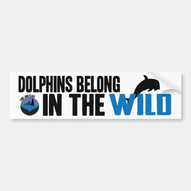 Autocollant De Voiture Les dauphins appartiennent dans l'adhésif pour (Devant)